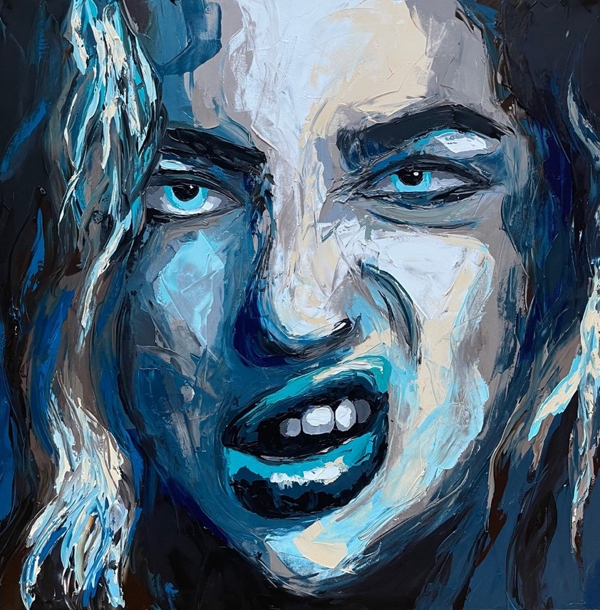 Hurts — oil on canvas