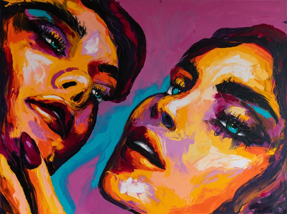 Look at me — oil on canvas